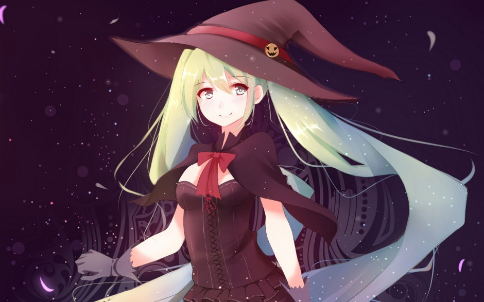 恐怖万圣节性感动漫美女图