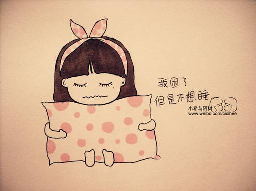 素描漫画少女萌图可爱精致