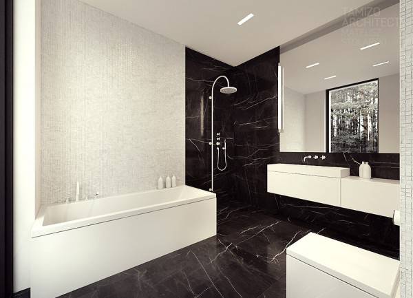 黑白色个性简约高级公寓展示