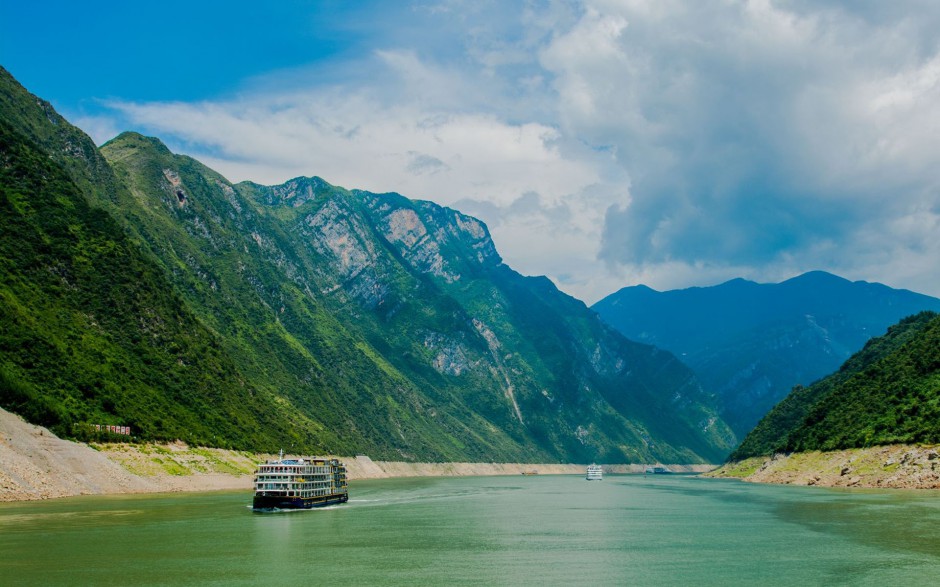 桌面壁纸高清护眼 重庆巫峡山山水风情