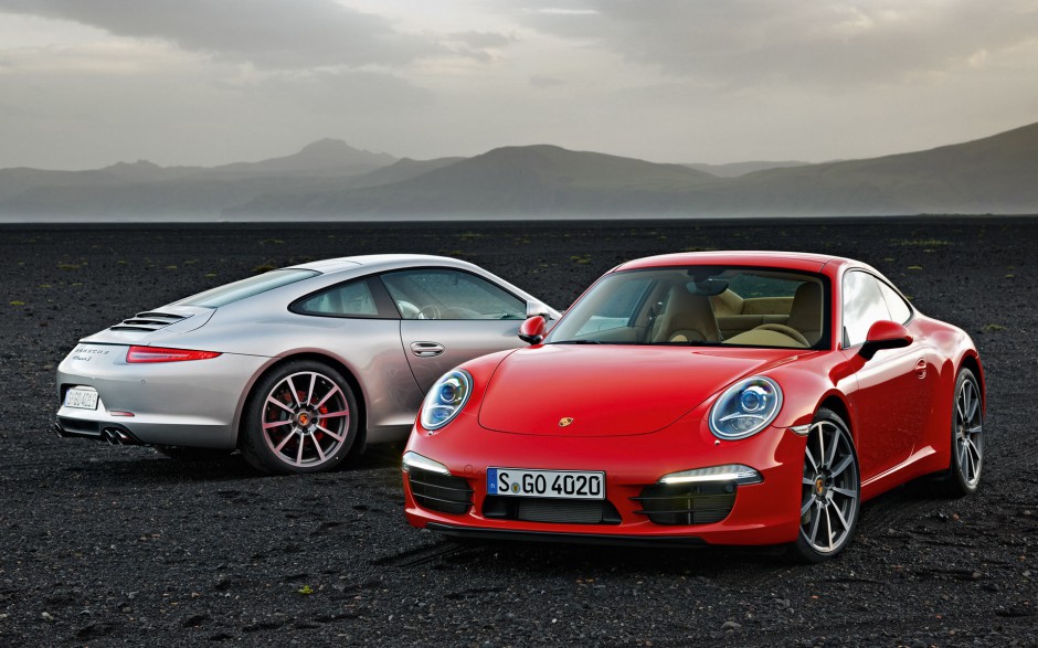 保时捷911 Carrera双子汽车高清图片