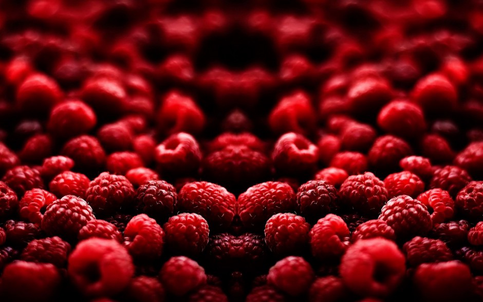 诱人的树莓高清唯美摄影图片