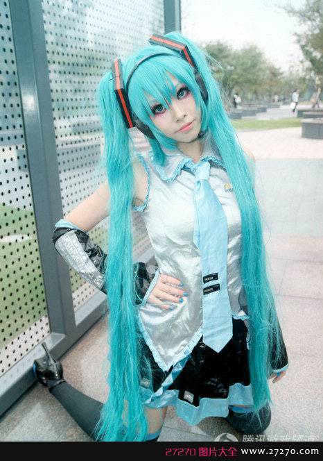 不一样的冷艳 初音未来COS