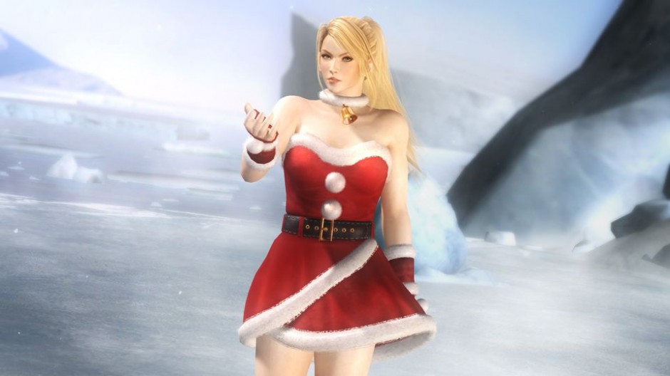 《死或生》游戏美女角色圣诞装高清图