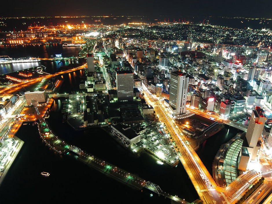 梦幻夜景城市桌面壁纸