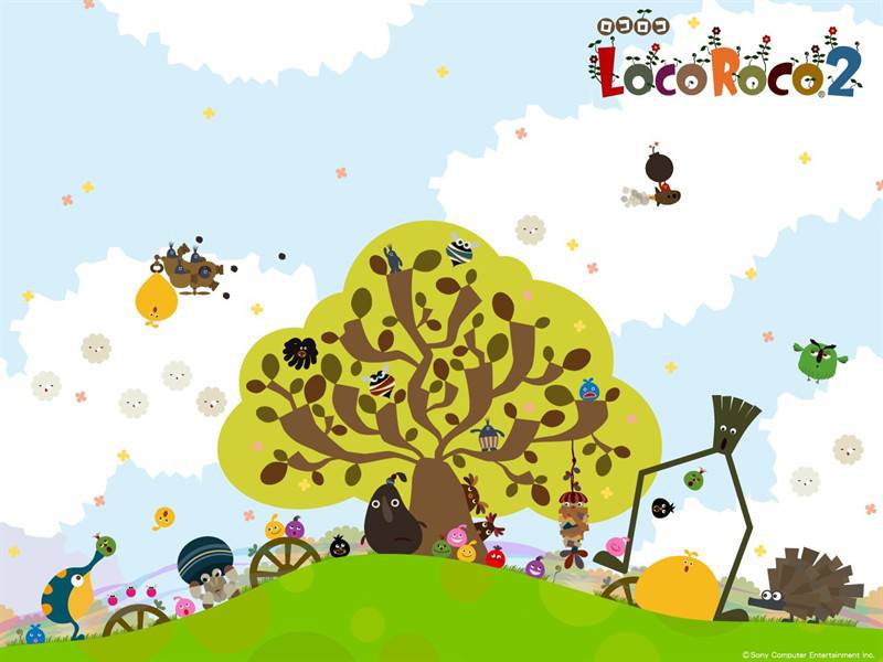 休闲类网络游戏《LocoRoco》壁纸合辑