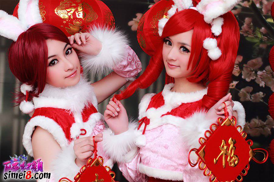 cosplay图片lol兔女郎来拜年了