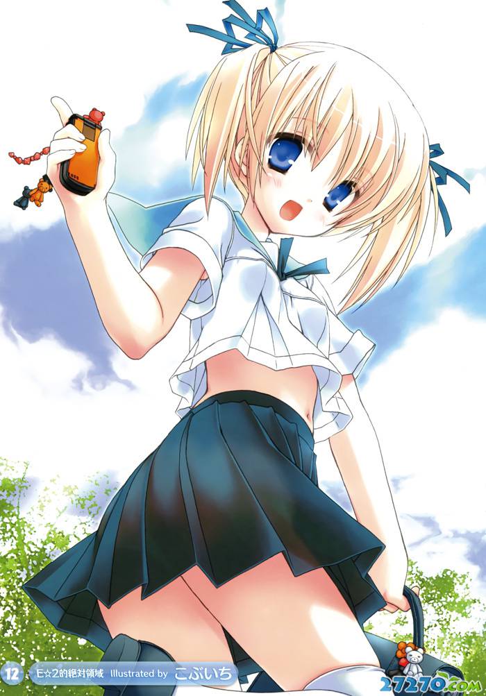 超萌学校动漫校服美少女