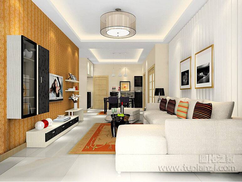 客厅现代设计风格独特简明