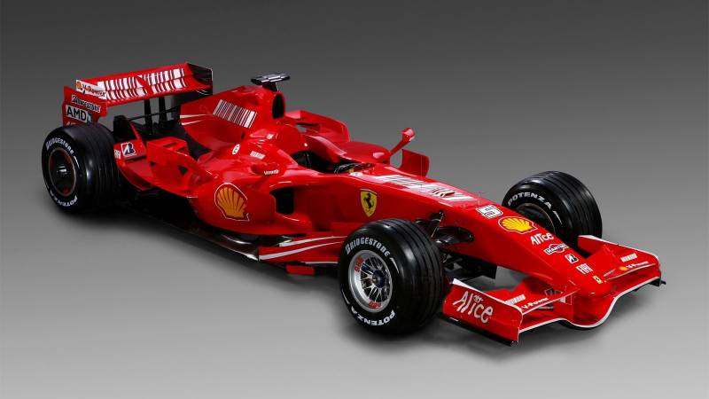 F1红色赛车个性高清壁纸