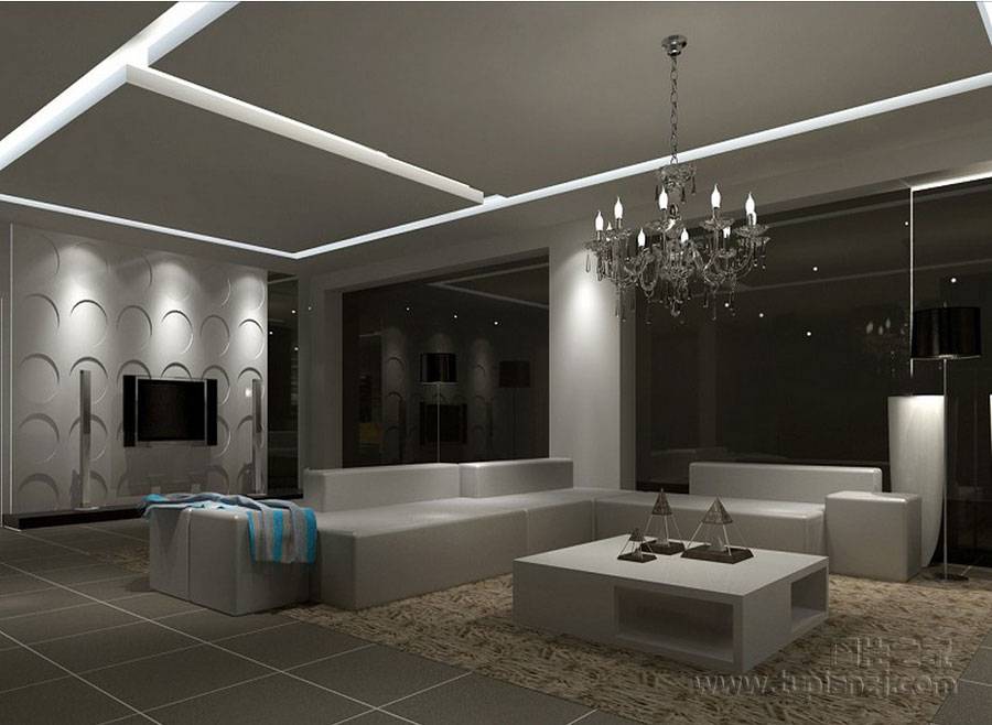 客厅复式混搭装修效果图精致大方