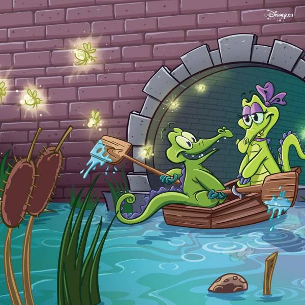 可爱手机游戏《鳄鱼小顽皮爱洗澡》精美高清壁纸