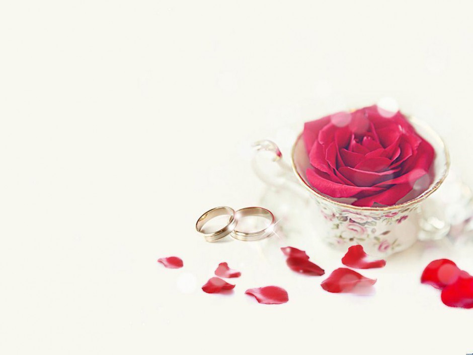 素雅玫瑰浪漫求婚背景图