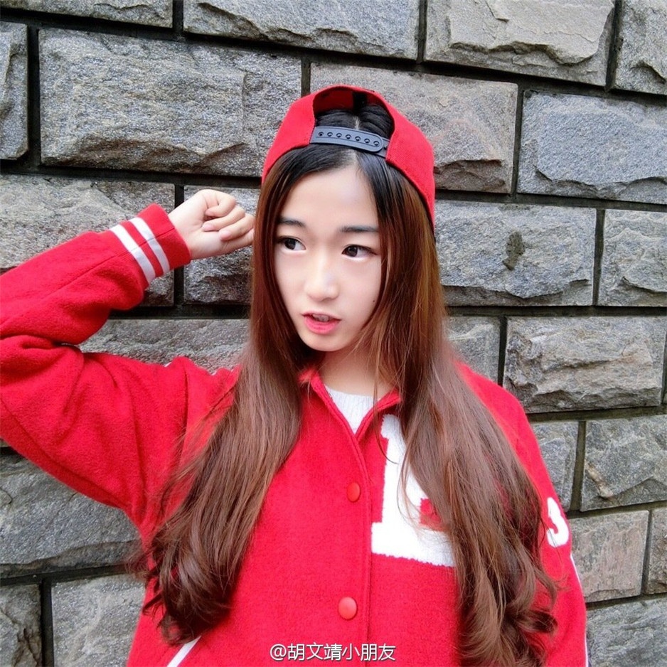 清纯学生妹胡文靖微博高清照片