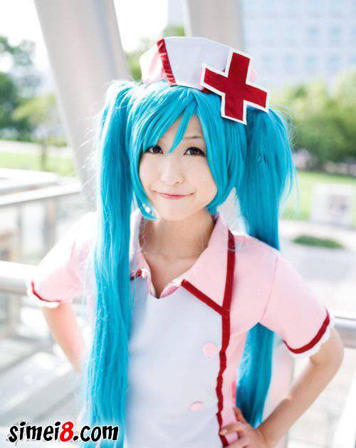 超萌的真人cosplay初音图片