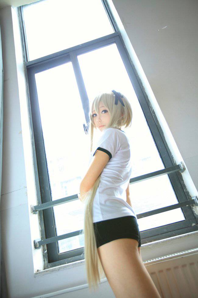 活力少女cos春日野穹高清写真