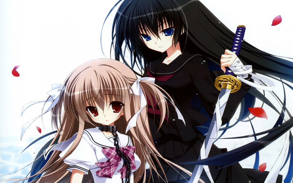 性感喷血透视装动漫美女图片