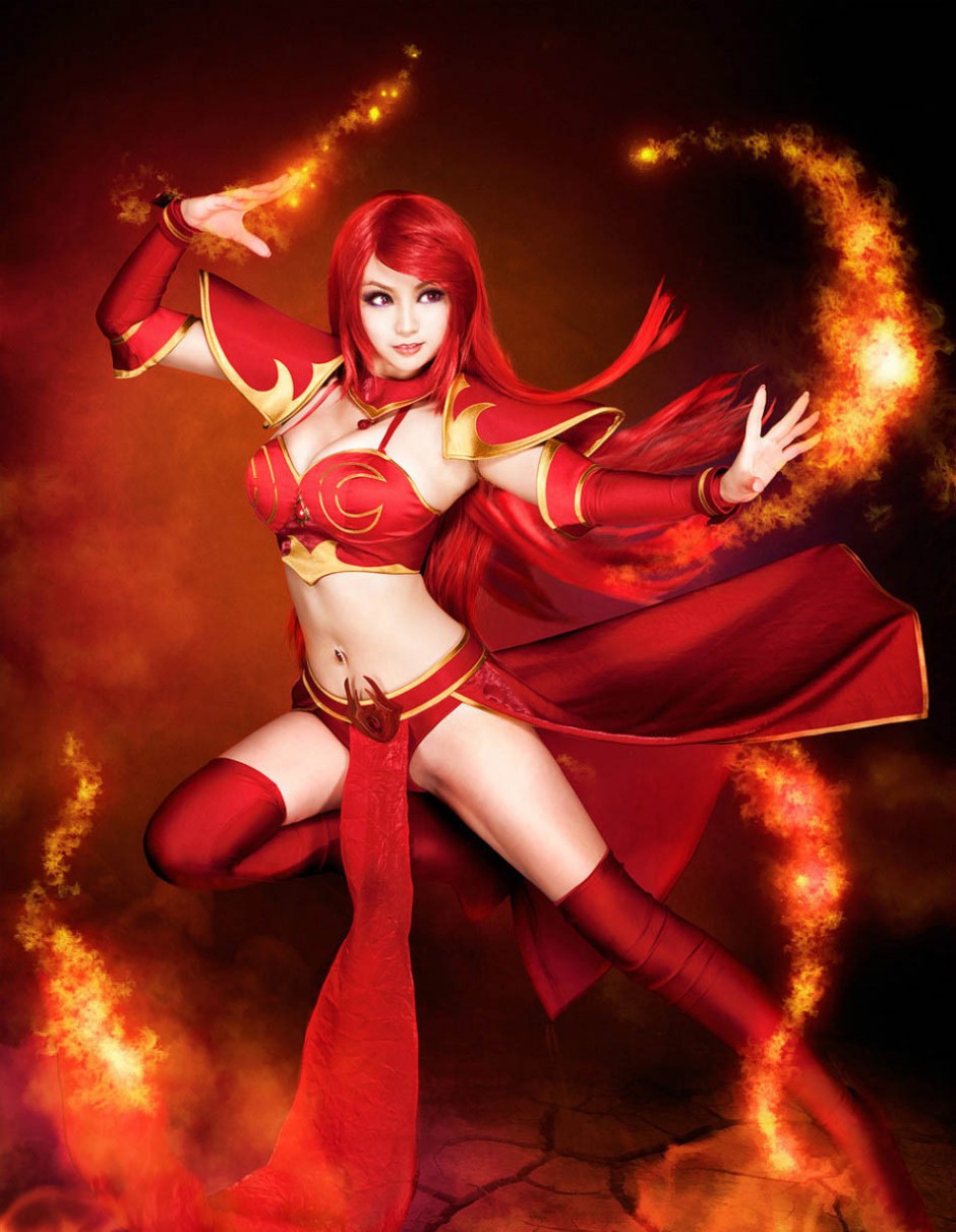 《冰与火之歌》DOTA2美女cosplay高清图片