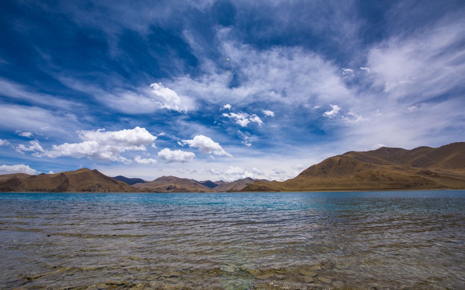 壁纸桌面西藏圣湖羊卓雍措精美风景