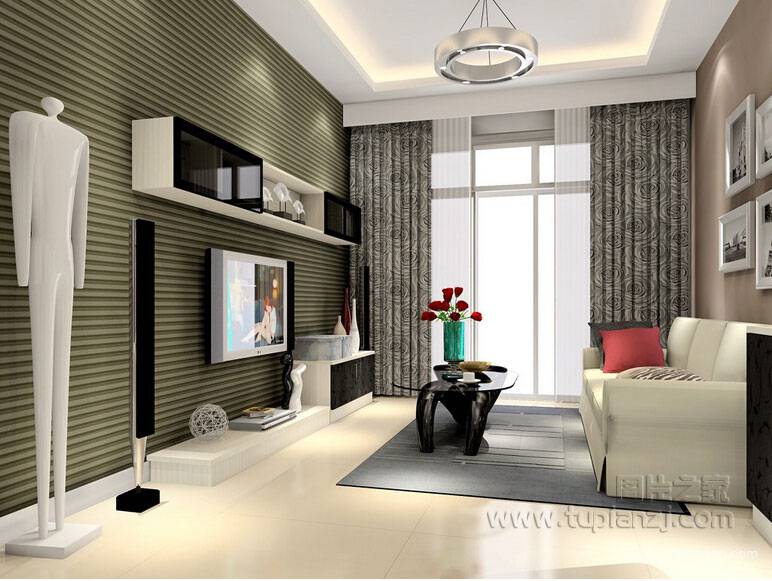 客厅现代设计风格独特简明