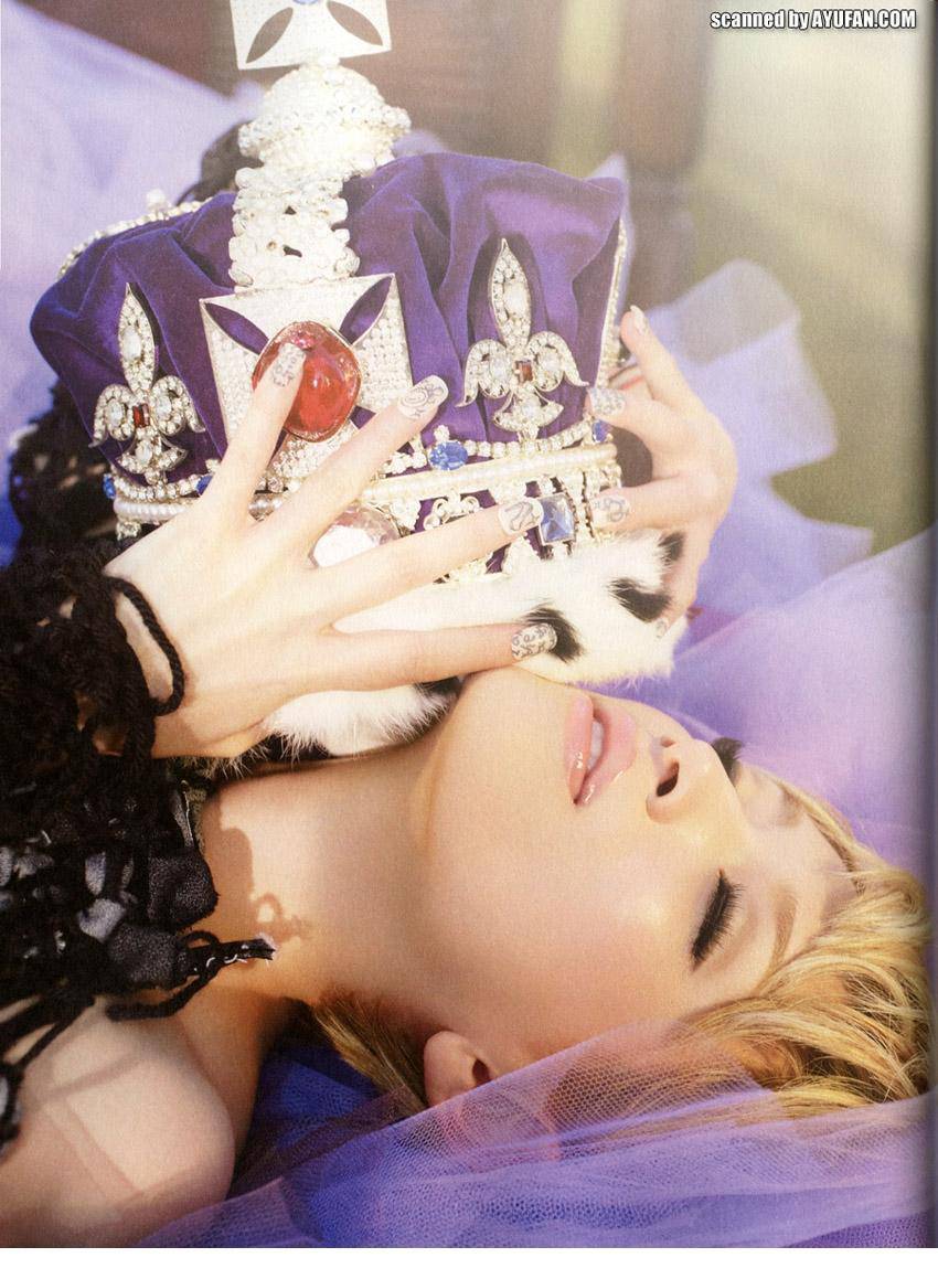 滨崎步化身性感小公主唯美写真