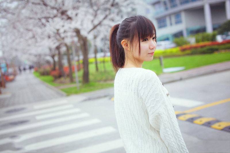 萝莉型小清新女生图片素材