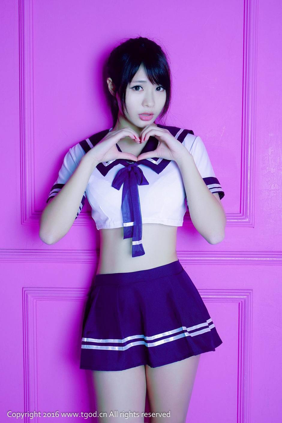 清纯可爱学生妹哈妮HaaNi诱惑写真