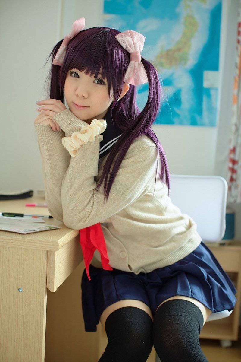 清纯香坂弓甜美cos写真秀