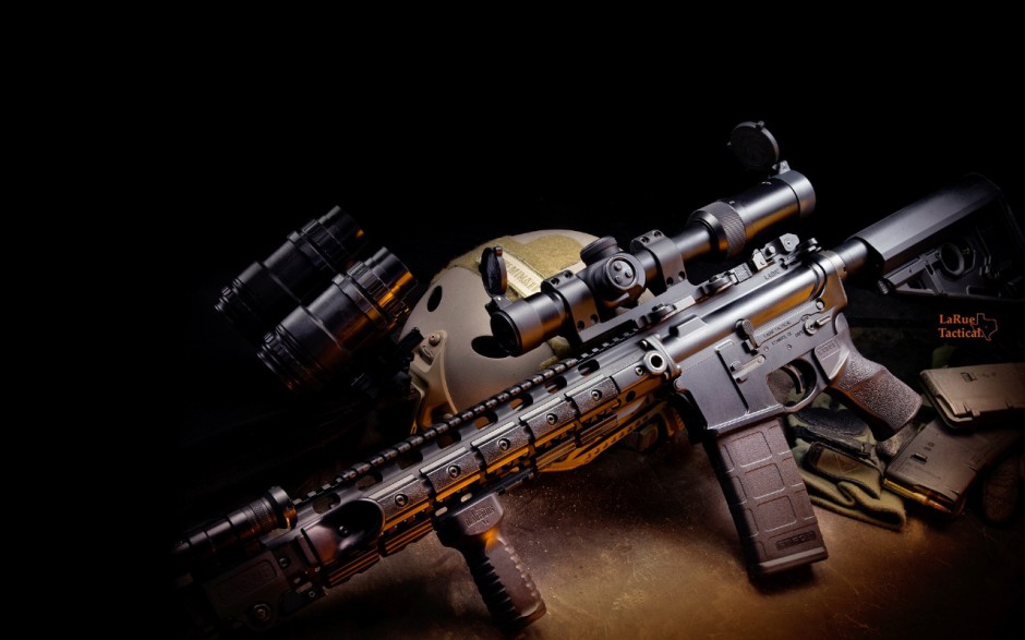 M4卡宾枪桌面壁纸 高清