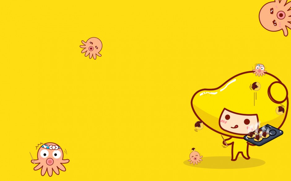 可爱的芒果仔高清电脑壁纸