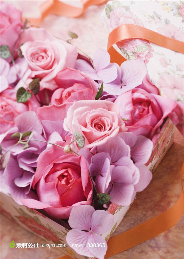 鲜花图片大全玫瑰花束浪漫素雅
