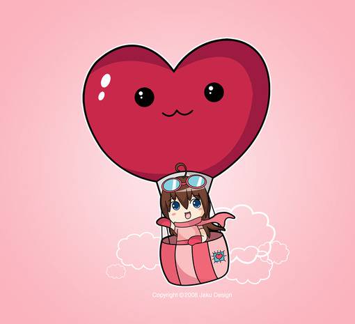 可爱动漫手机背景图片素材