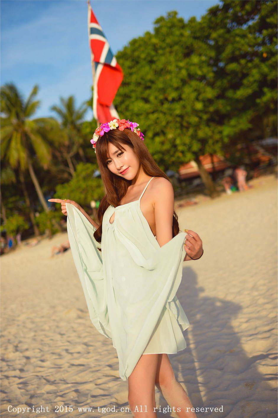 可爱性感美女程小烦普吉岛唯美旅拍