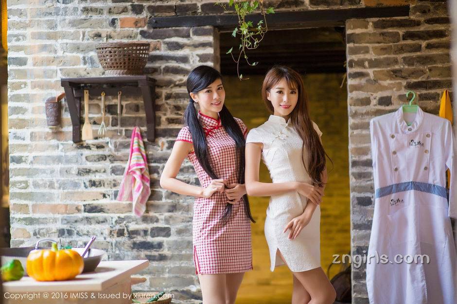 爱蜜社古典美人唯美户外写真图片