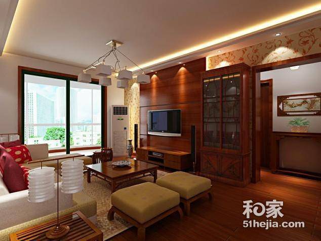 新中式客厅设计风格低调简单