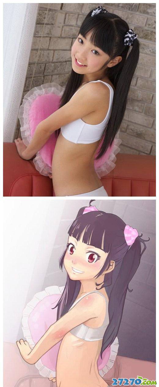 萌系十足妹纸 次元的比较