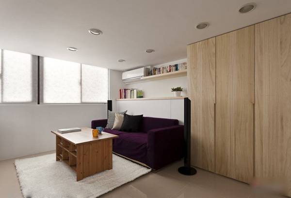 时尚小公寓设计精致小巧高收纳能力装修效果图