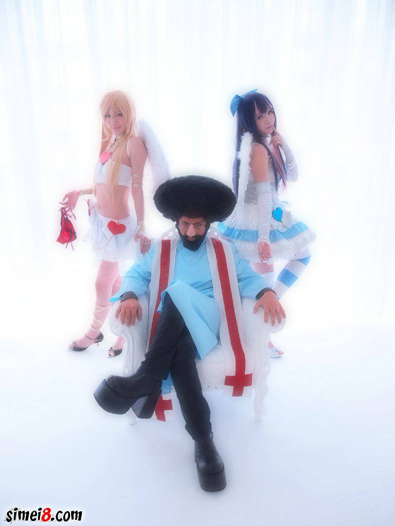 姐妹花上演终结的炽天使cosplay图