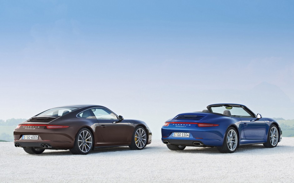 保时捷911 Carrera双子汽车高清图片