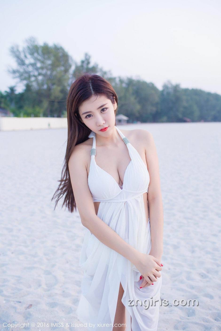 秀人模特程小烦清新性感兰卡威岛旅拍