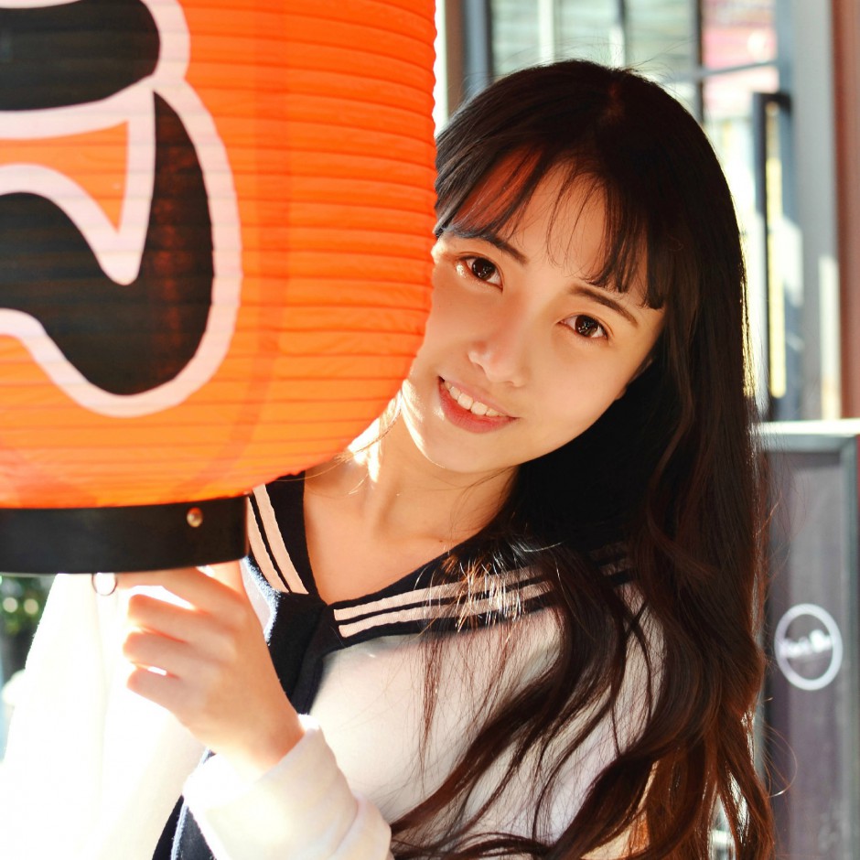 桌面壁纸 清纯水手服美女