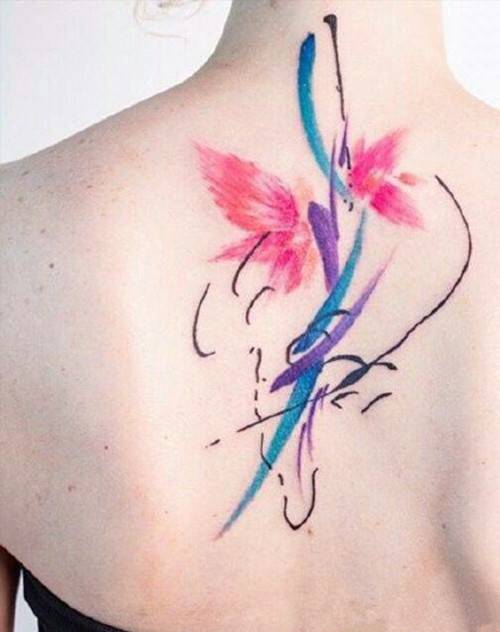 女生彩绘纹身小清新图案精选
