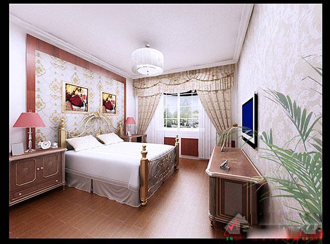30平主卧室欧式装修设计奢华精致