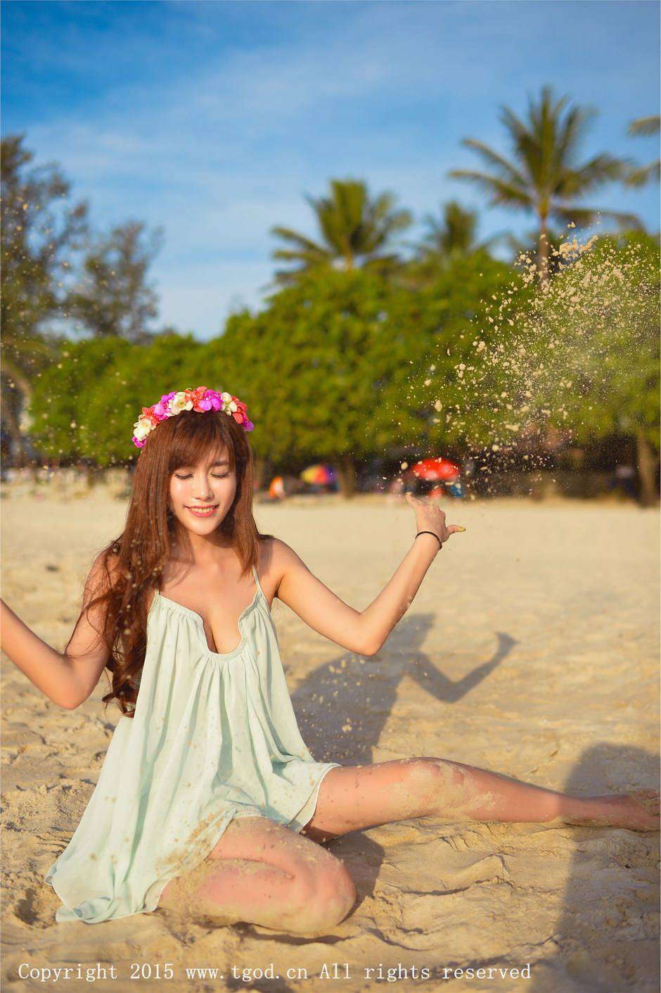 可爱性感美女程小烦普吉岛唯美旅拍