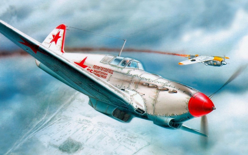 战斗机手绘精美壁纸