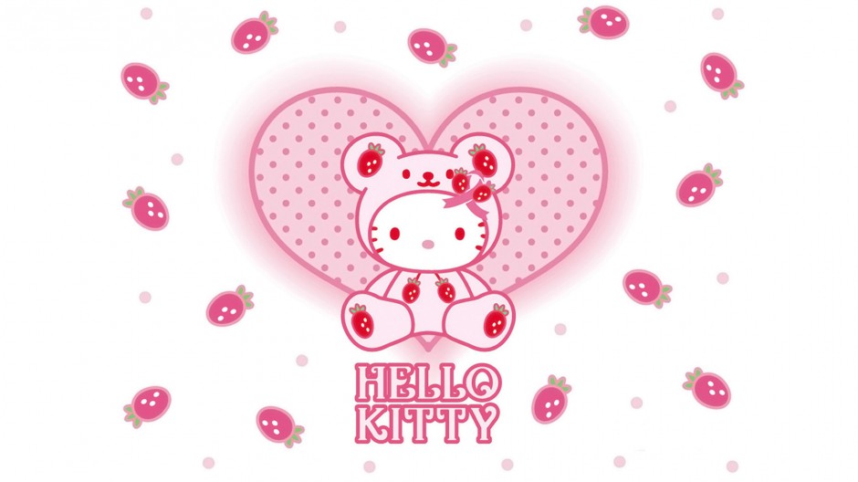 高清非主流Hello Kitty唯美桌面壁纸