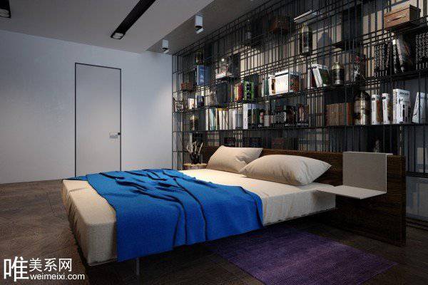 2组黑白系别致简约客厅装修效果图