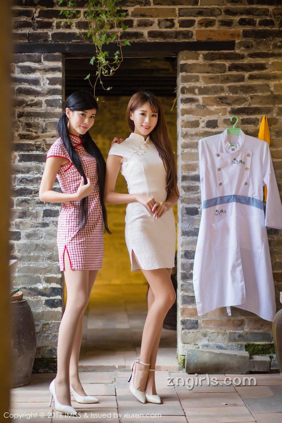 爱蜜社古典美人唯美户外写真图片