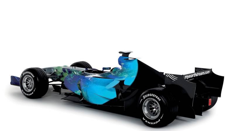 F1红色赛车个性高清壁纸