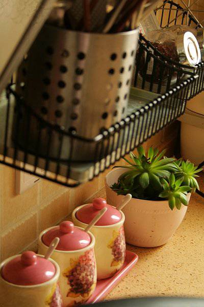 混搭风格70平米小平房唯美小清新装修图片